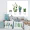 Designart - Cactus Succulent Aloe Vera Home Plants In The Pots - Farmhouse Canvas Wall Art Print